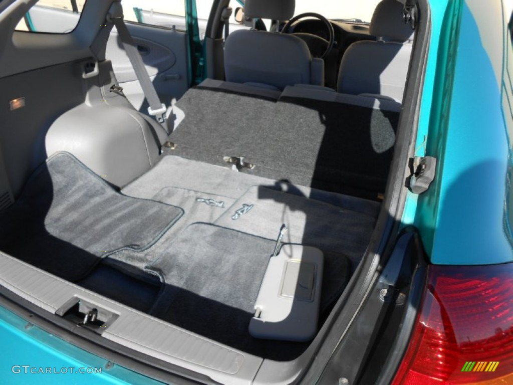 2002 Rio Cinco Hatchback - Emerald Green / Beige photo #29