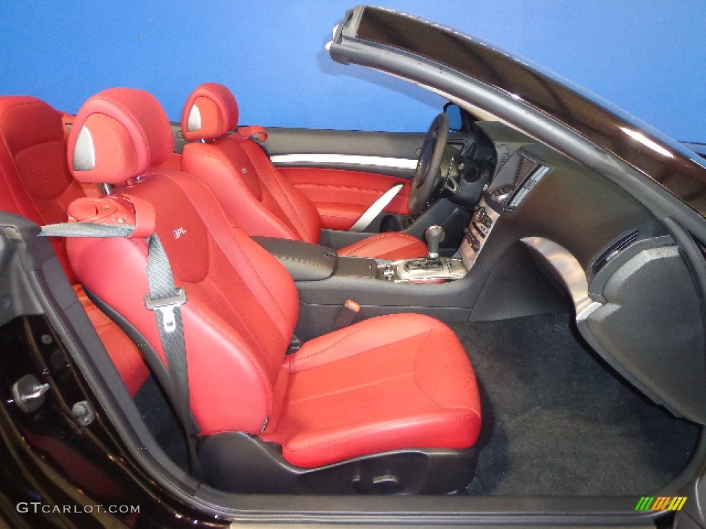 2013 Infiniti G IPL G Convertible Front Seat Photo #77067334