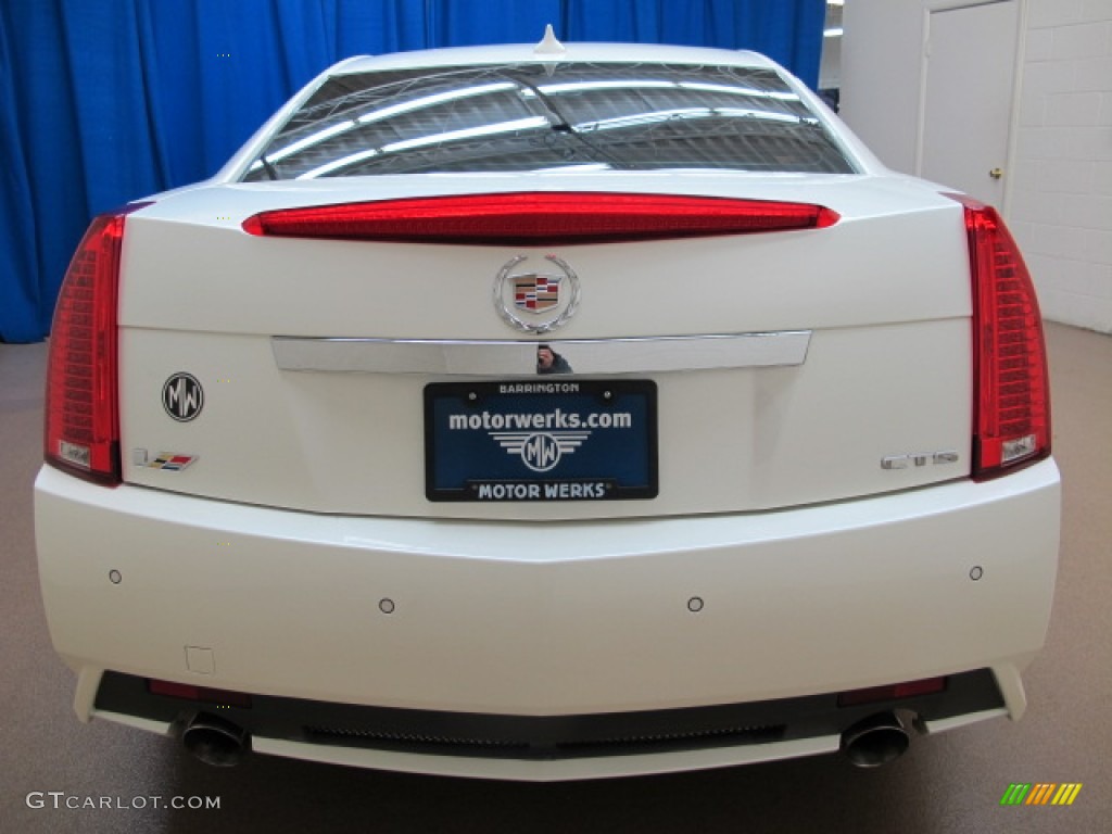 2009 CTS -V Sedan - White Diamond Tri-Coat / Ebony photo #6