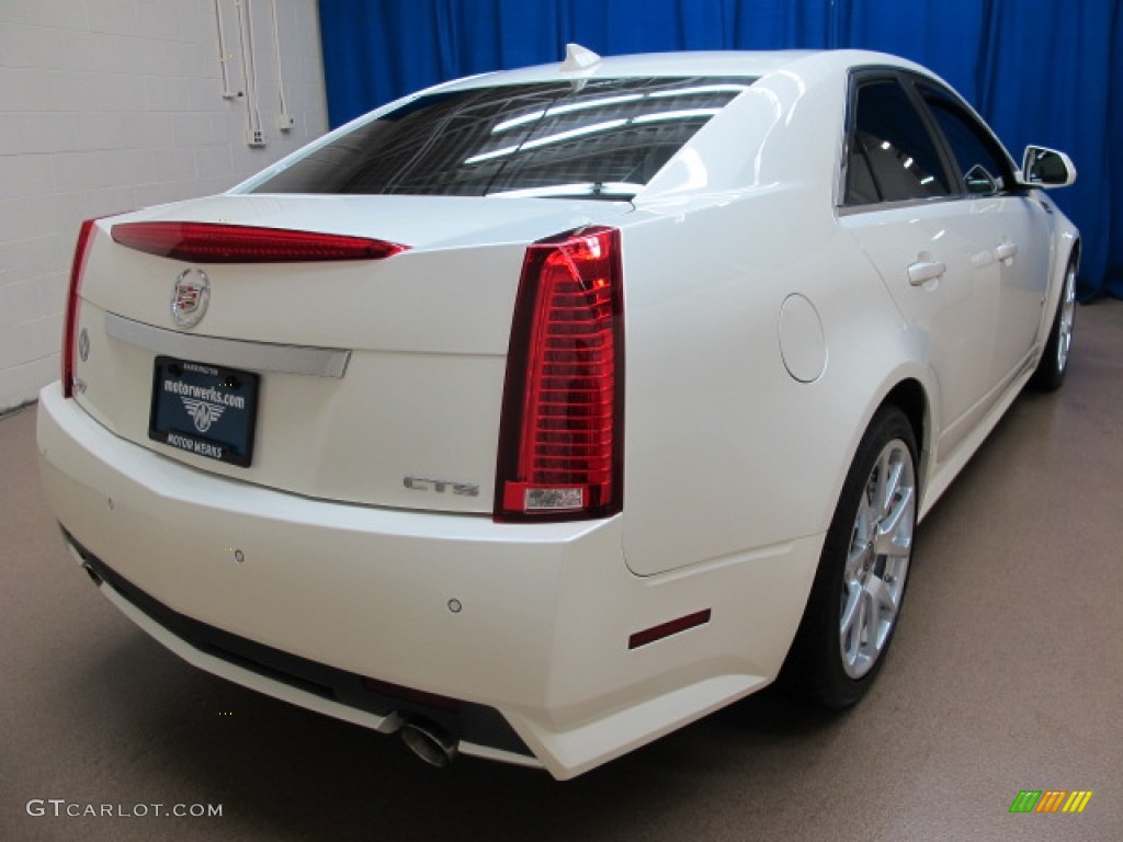 2009 CTS -V Sedan - White Diamond Tri-Coat / Ebony photo #7