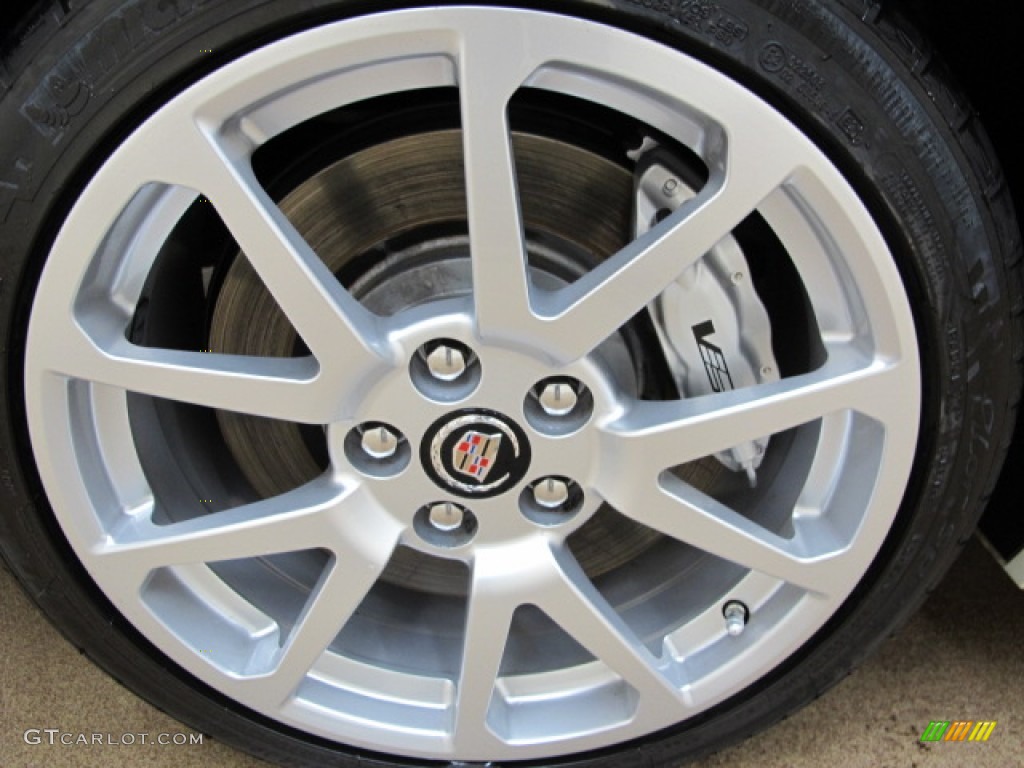 2009 CTS -V Sedan - White Diamond Tri-Coat / Ebony photo #9
