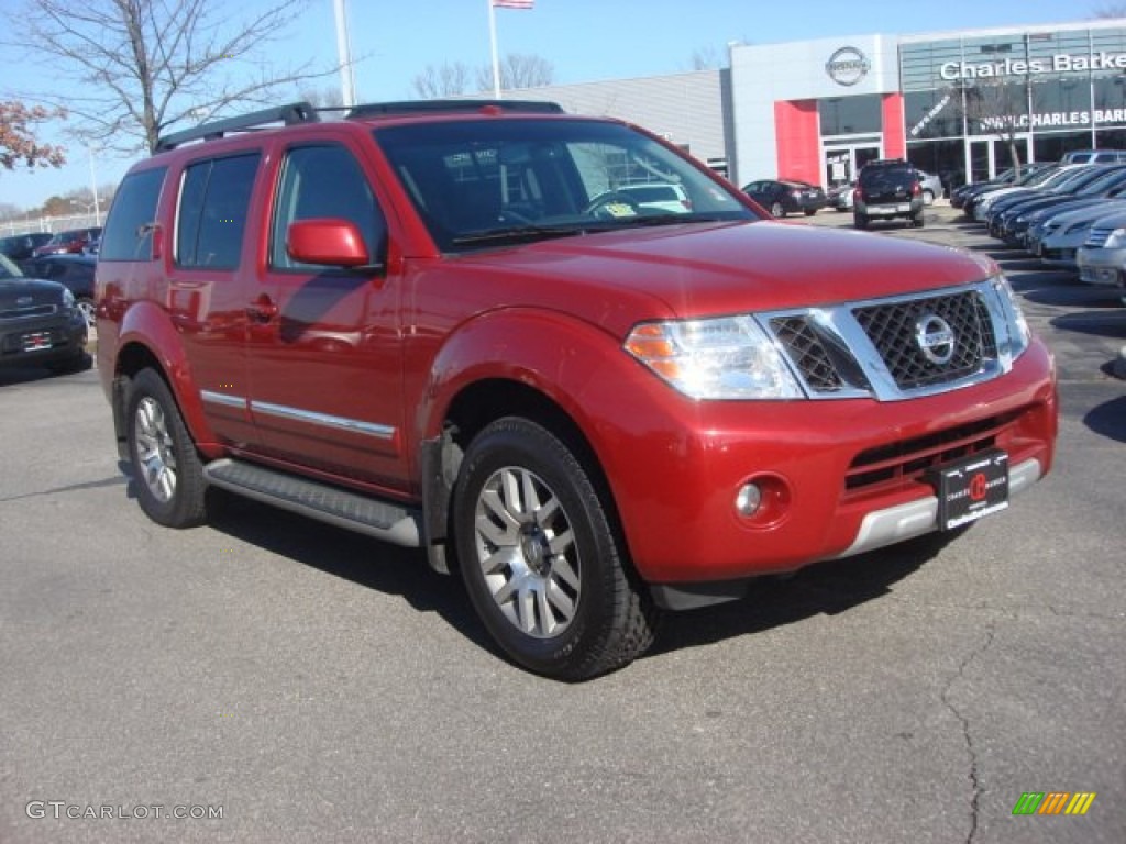 Red Brick Nissan Pathfinder