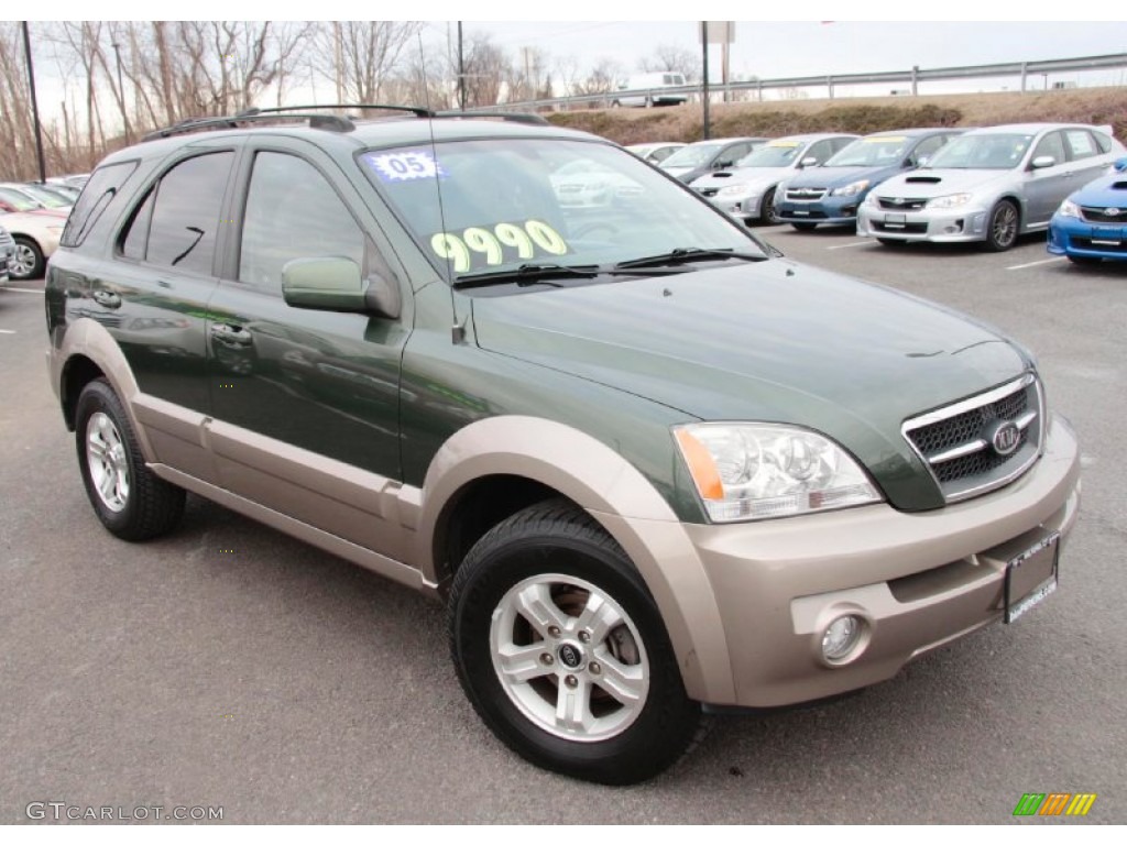 Ivy Green Metallic 2005 Kia Sorento EX 4WD Exterior Photo #77069351