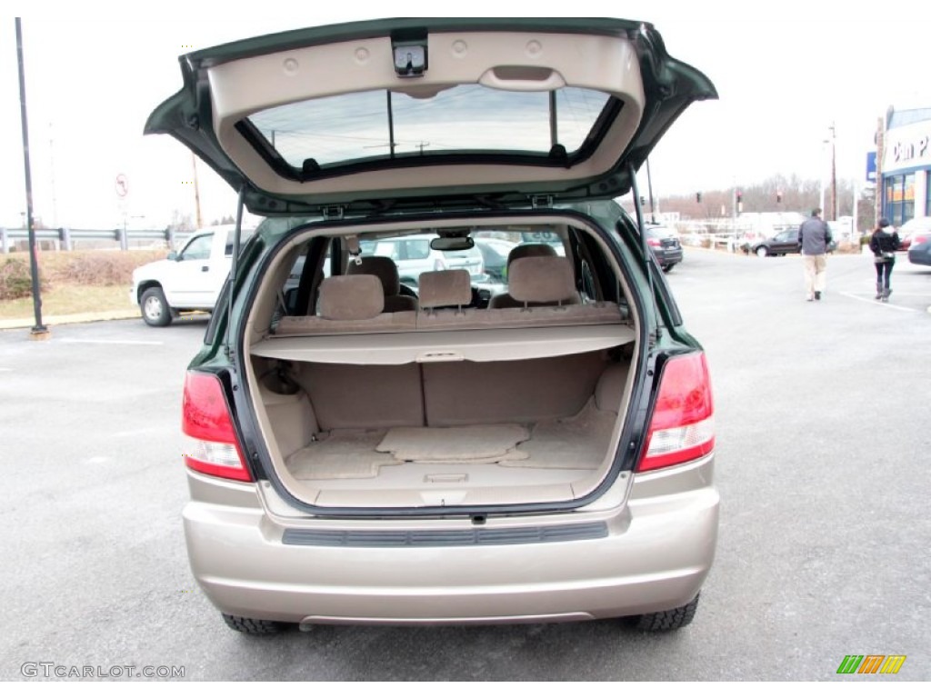 2005 Sorento EX 4WD - Ivy Green Metallic / Beige photo #9