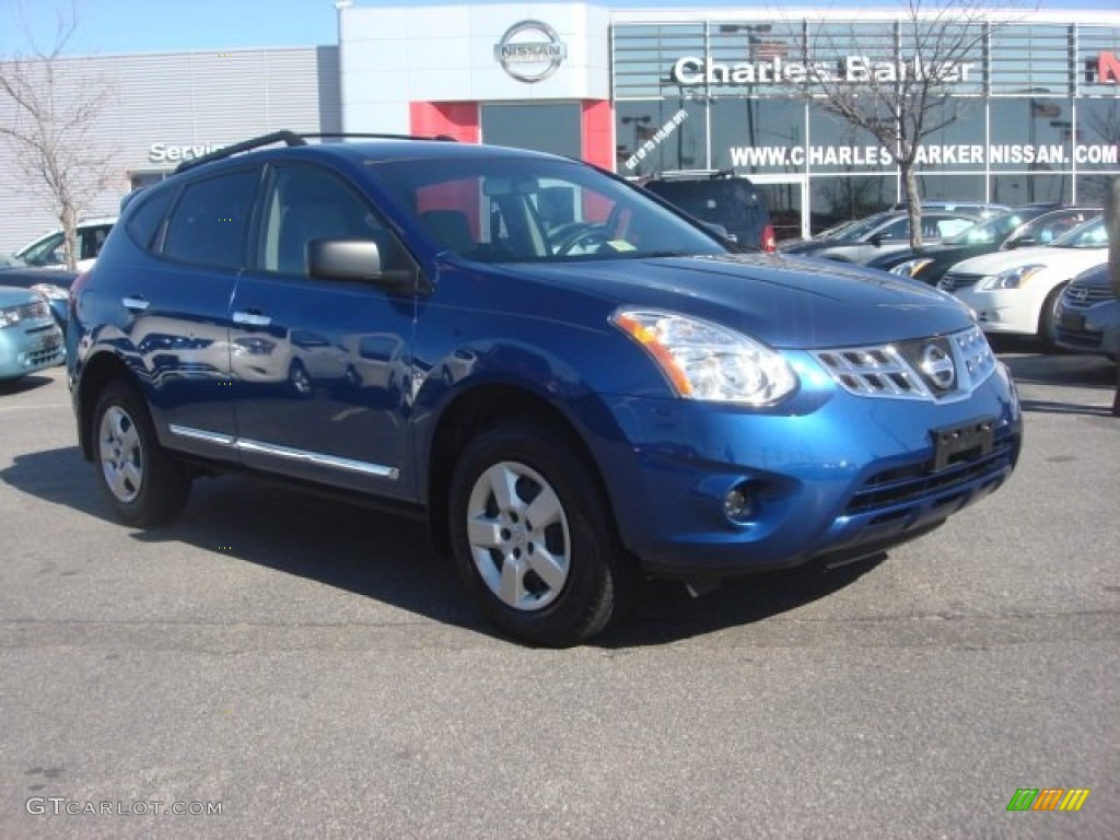 2011 Rogue S - Indigo Blue Metallic / Gray photo #2