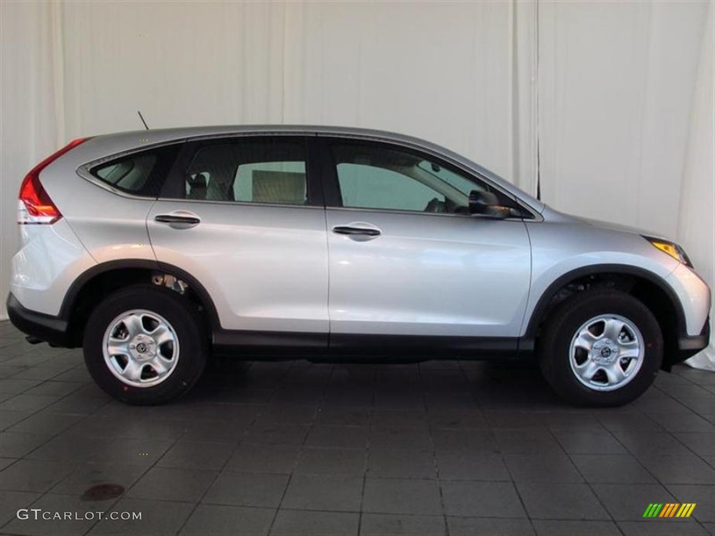 2013 CR-V LX - Alabaster Silver Metallic / Gray photo #2