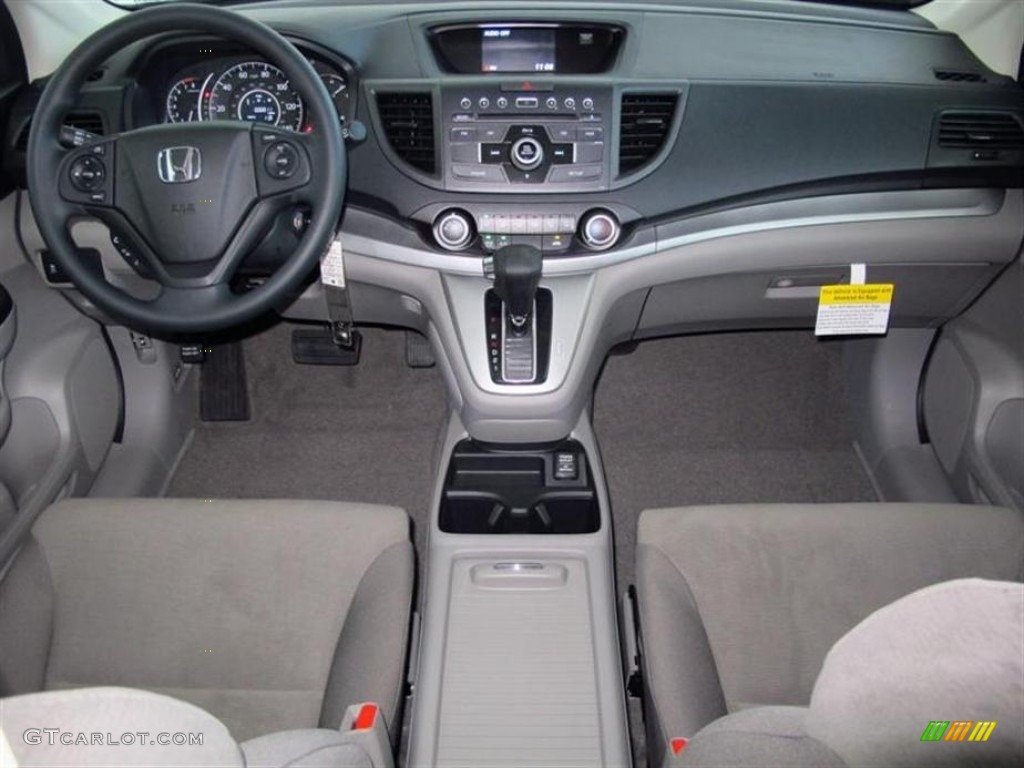 2013 CR-V LX - Alabaster Silver Metallic / Gray photo #4
