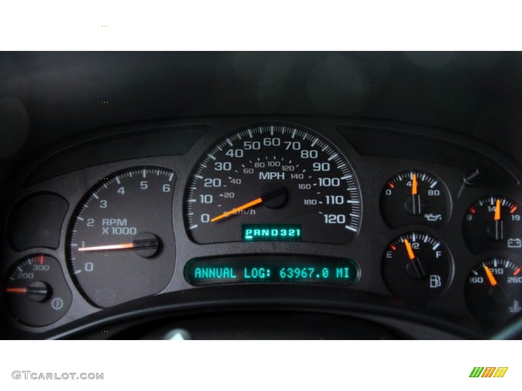 2003 GMC Sierra 1500 SLT Crew Cab 4x4 Gauges Photo #77070570