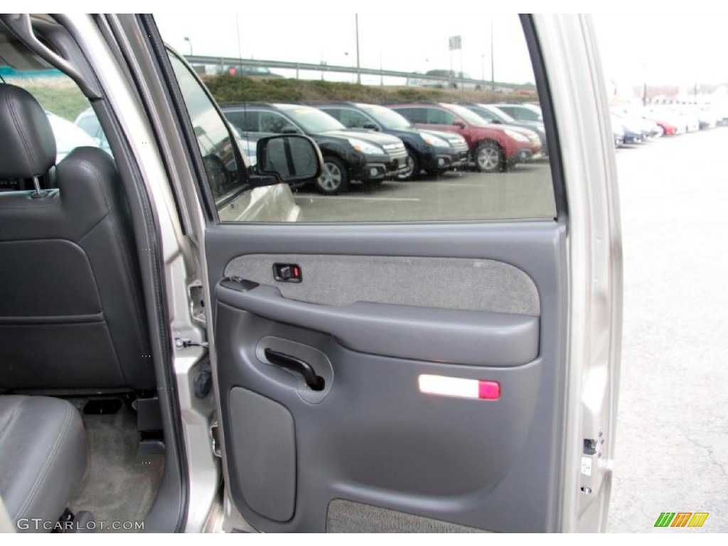 2003 Sierra 1500 SLT Crew Cab 4x4 - Pewter Metallic / Dark Pewter photo #19