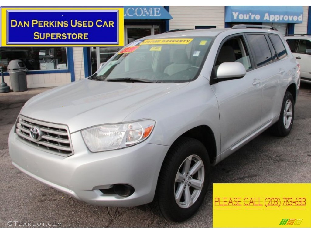 2010 Highlander V6 4WD - Classic Silver Metallic / Ash photo #1