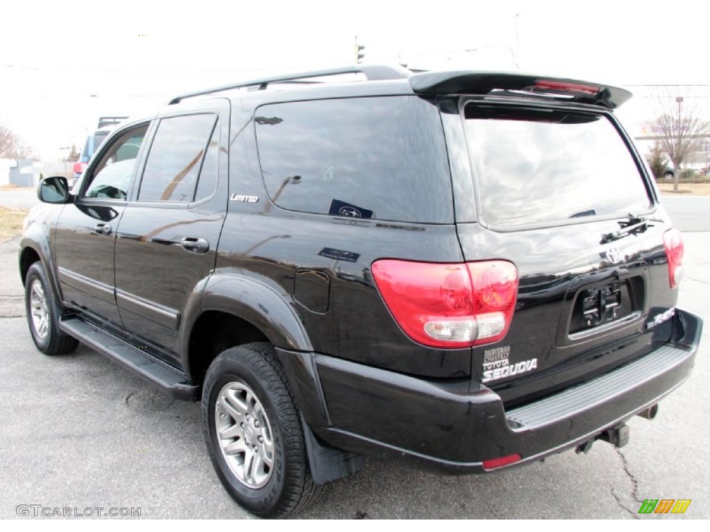 2006 Sequoia Limited 4WD - Black / Taupe photo #10