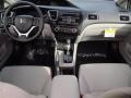 2013 Polished Metal Metallic Honda Civic LX Sedan  photo #4