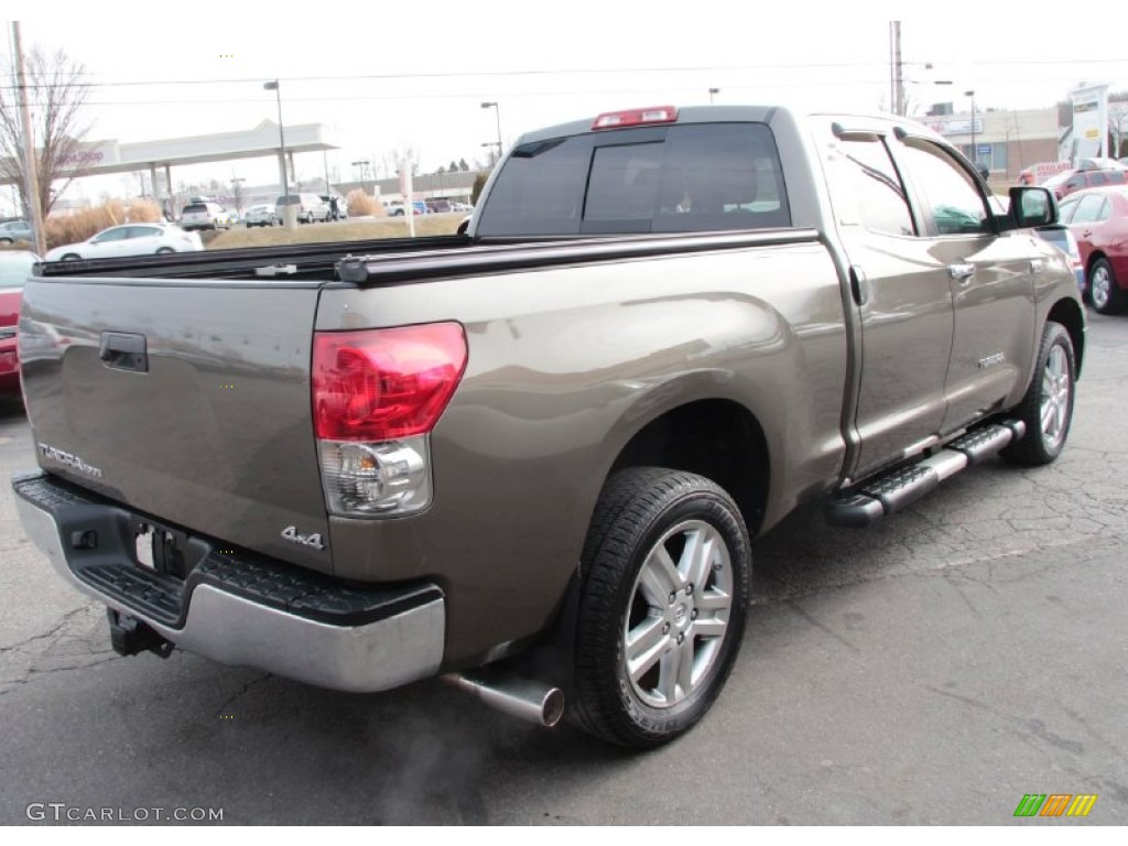 2007 Tundra Limited Double Cab 4x4 - Pyrite Mica / Beige photo #6