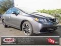 Polished Metal Metallic - Civic EX Sedan Photo No. 1