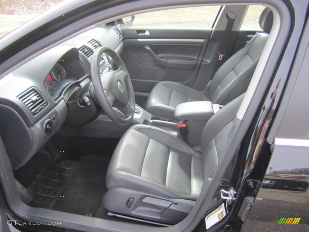 Anthracite Interior 2007 Volkswagen Jetta Wolfsburg Edition Sedan Photo #77072361