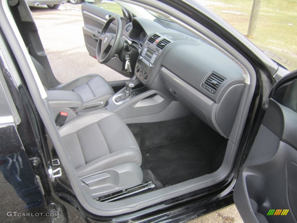 2007 Volkswagen Jetta Wolfsburg Edition Sedan Anthracite Dashboard Photo #77072505