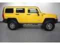 Yellow 2007 Hummer H3 Standard H3 Model Exterior