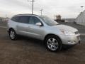 2012 Silver Ice Metallic Chevrolet Traverse LTZ AWD  photo #3