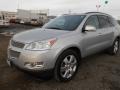 2012 Silver Ice Metallic Chevrolet Traverse LTZ AWD  photo #13