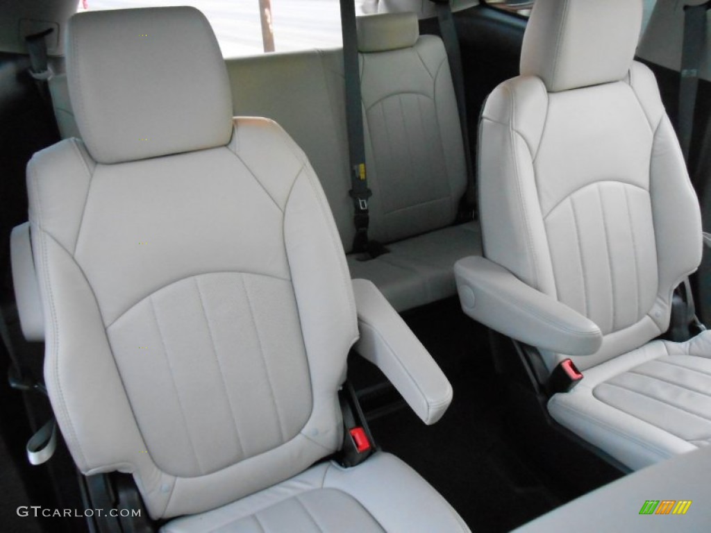 2012 Chevrolet Traverse LTZ AWD Rear Seat Photo #77073994