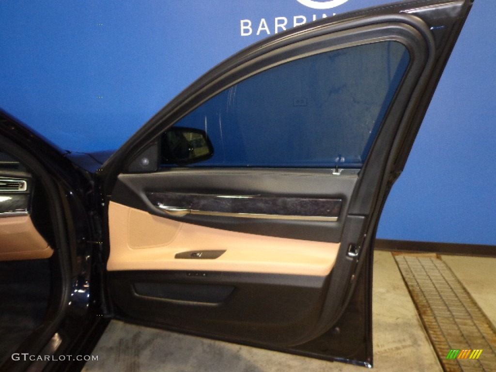 2010 7 Series 750i xDrive Sedan - Carbon Black Metallic / Saddle/Black Nappa Leather photo #30