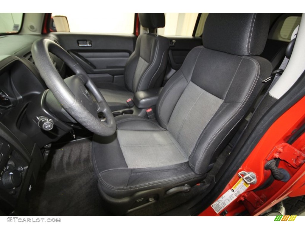 Ebony Black Interior 2008 Hummer H3 X Photo #77075544