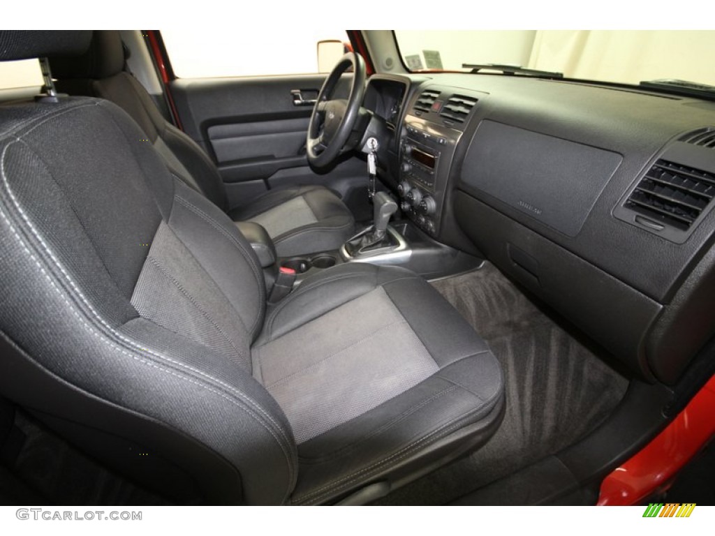 Ebony Black Interior 2008 Hummer H3 X Photo #77075853