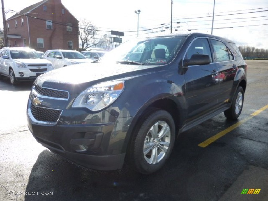 2013 Equinox LS - Ashen Gray Metallic / Jet Black photo #3