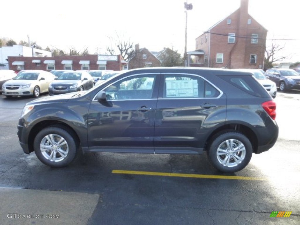 2013 Equinox LS - Ashen Gray Metallic / Jet Black photo #4