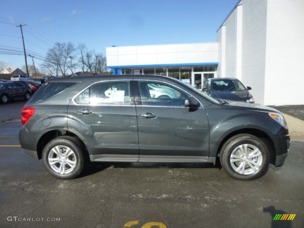 2013 Equinox LS - Ashen Gray Metallic / Jet Black photo #8
