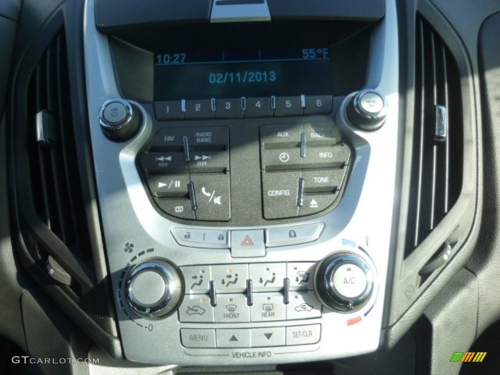 2013 Equinox LS - Ashen Gray Metallic / Jet Black photo #19