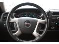 Dark Titanium/Light Titanium 2009 GMC Sierra 1500 SLE Extended Cab Steering Wheel