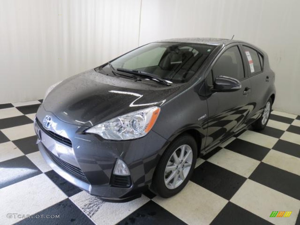 2012 Prius c Hybrid Three - Magnetic Gray Metallic / Light Blue Gray/Black photo #3