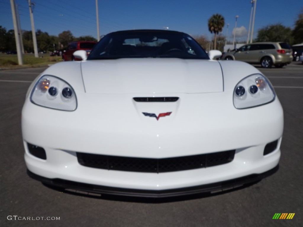 Arctic White 2011 Chevrolet Corvette Grand Sport Convertible Exterior Photo #77078795