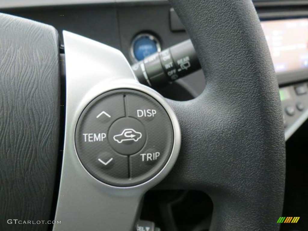 2012 Prius c Hybrid Three - Magnetic Gray Metallic / Light Blue Gray/Black photo #16