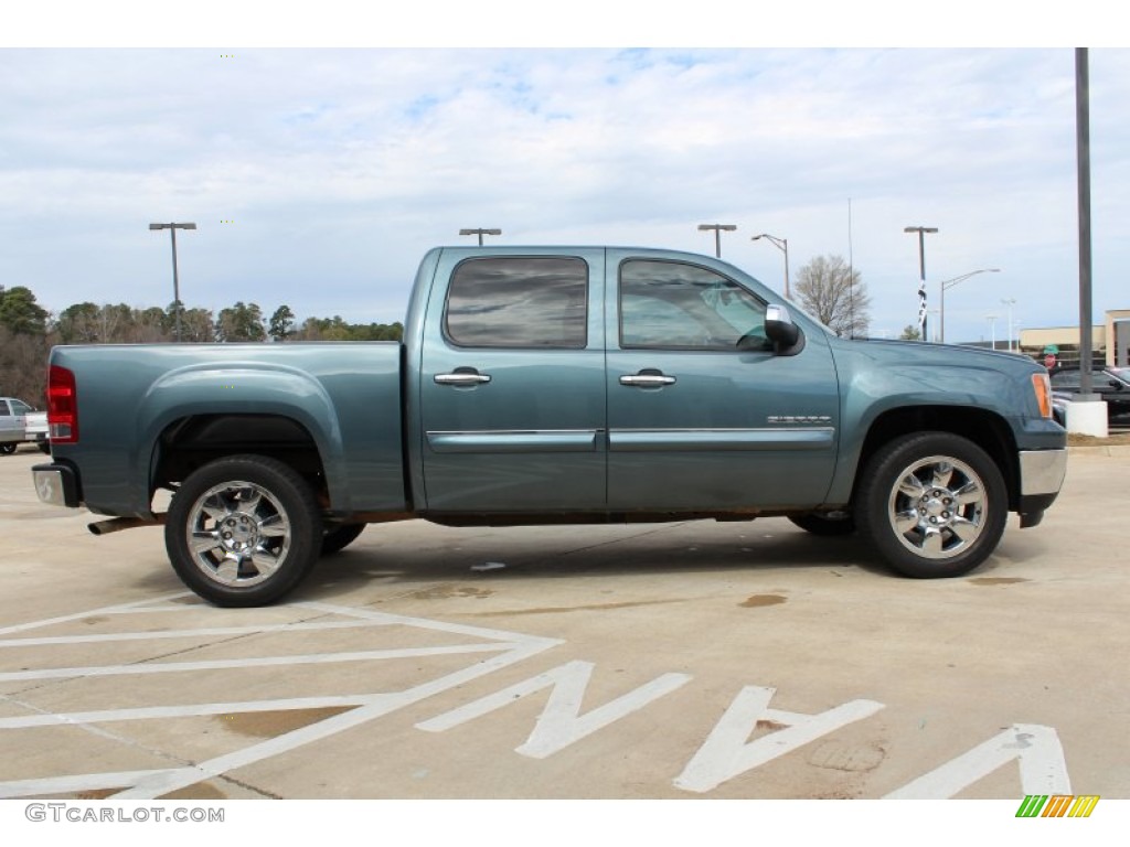 Stealth Gray Metallic 2011 GMC Sierra 1500 SLE Crew Cab Exterior Photo #77079518