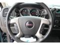 Ebony 2011 GMC Sierra 1500 SLE Crew Cab Steering Wheel