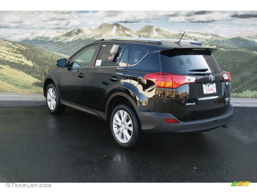 2013 RAV4 Limited AWD - Black / Black photo #2