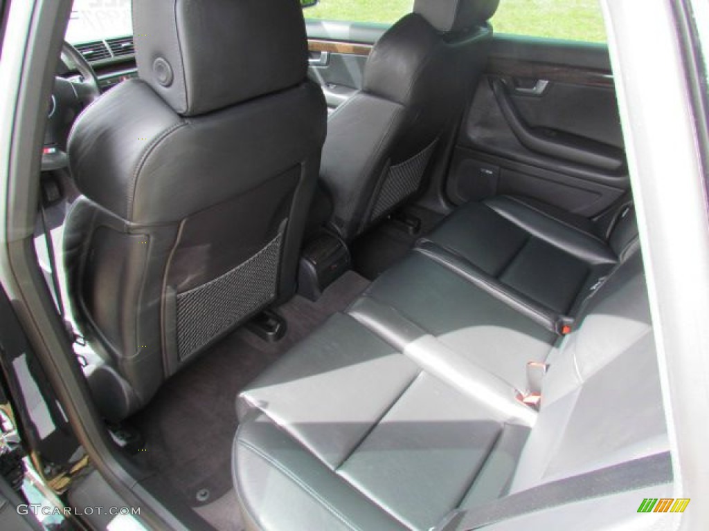 2004 Audi S4 4.2 quattro Sedan Rear Seat Photo #77079728