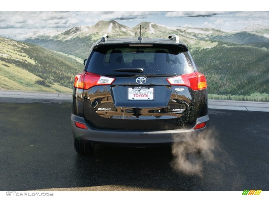 2013 RAV4 Limited AWD - Black / Black photo #4