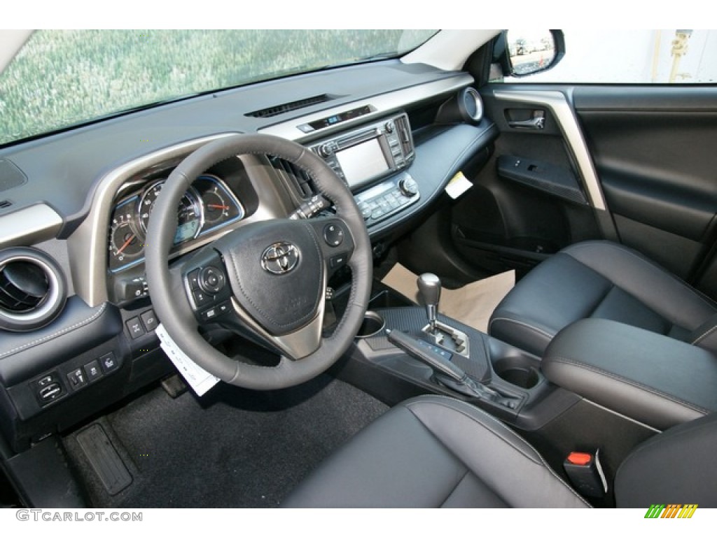 2013 RAV4 Limited AWD - Black / Black photo #5