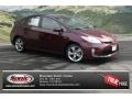 2013 Dark Cherry Pearl Toyota Prius Three Hybrid  photo #1