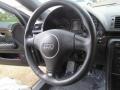 Black 2004 Audi S4 4.2 quattro Sedan Steering Wheel