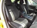 2012 Dodge Charger Black/Super Bee Stripes Interior Front Seat Photo