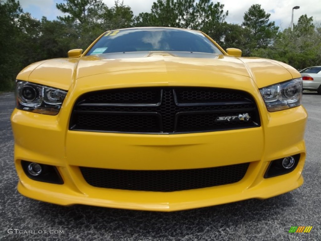 Stinger Yellow 2012 Dodge Charger SRT8 Super Bee Exterior Photo #77080550