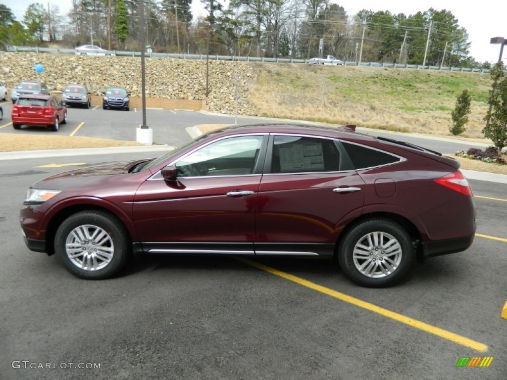 Basque Red Pearl II 2013 Honda Crosstour EX-L Exterior Photo #77083841