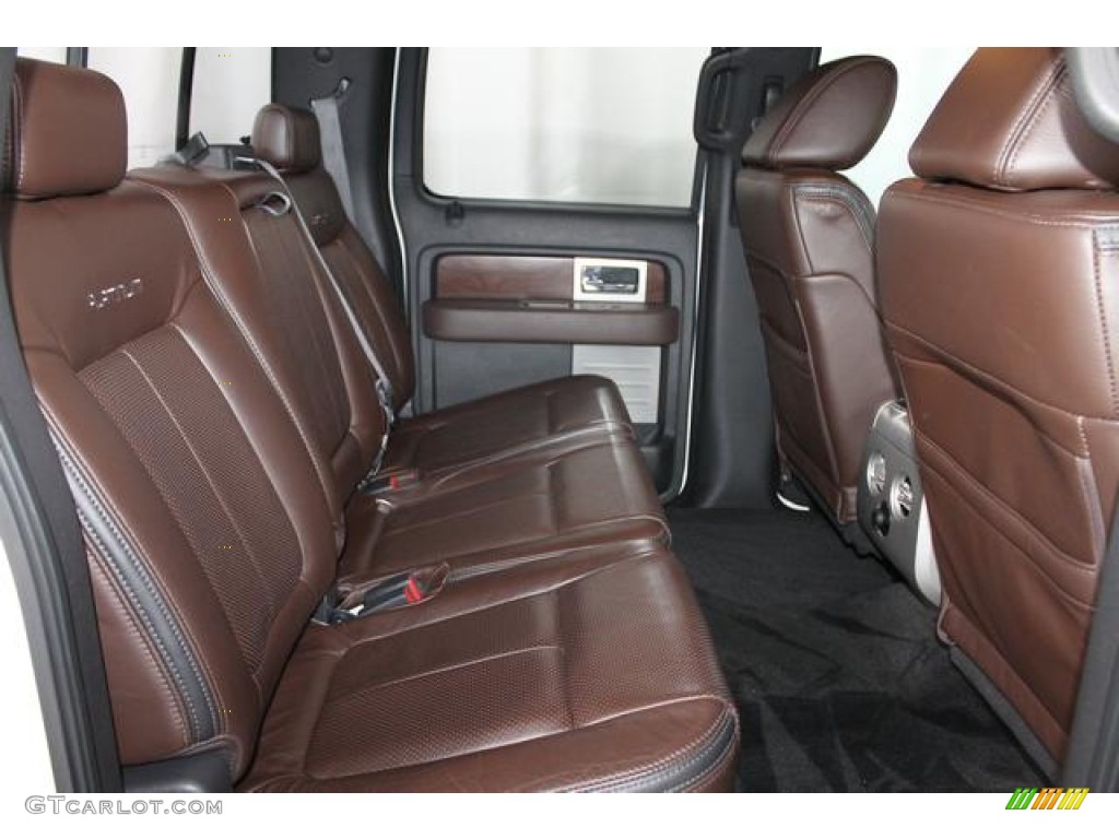 Sienna Brown Leather/Black Interior 2009 Ford F150 Platinum SuperCrew 4x4 Photo #77084366