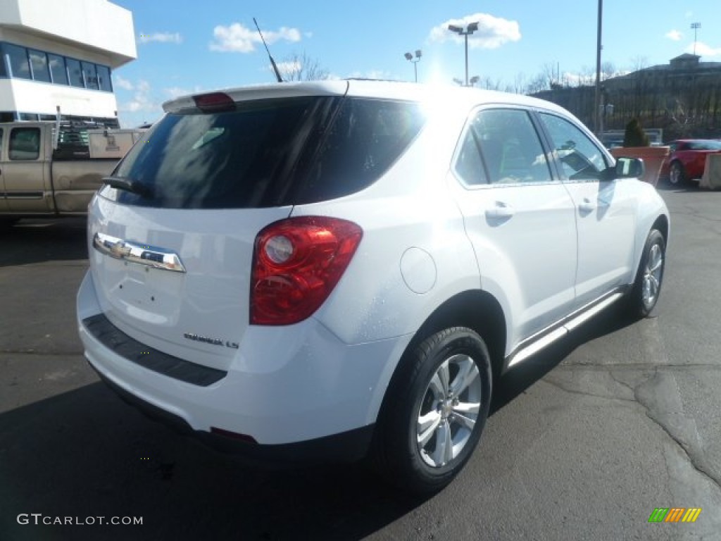 2010 Equinox LS - Summit White / Jet Black/Light Titanium photo #3