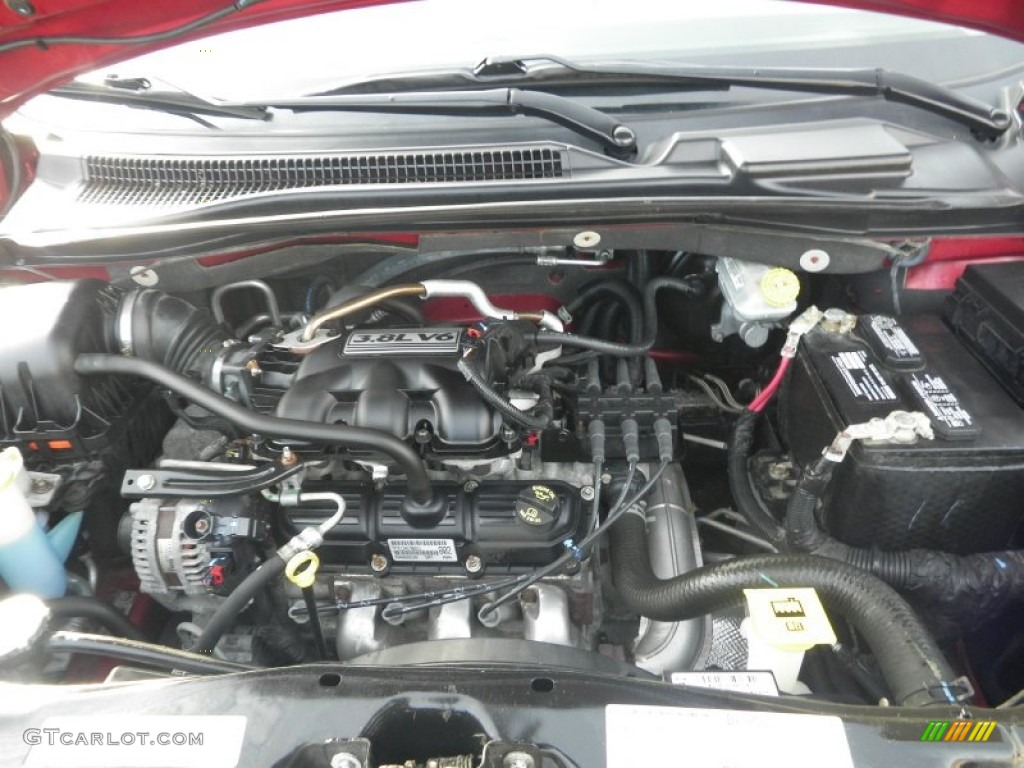 2008 Chrysler Town & Country Touring 3.8 Liter OHV 12-Valve V6 Engine Photo #77085329