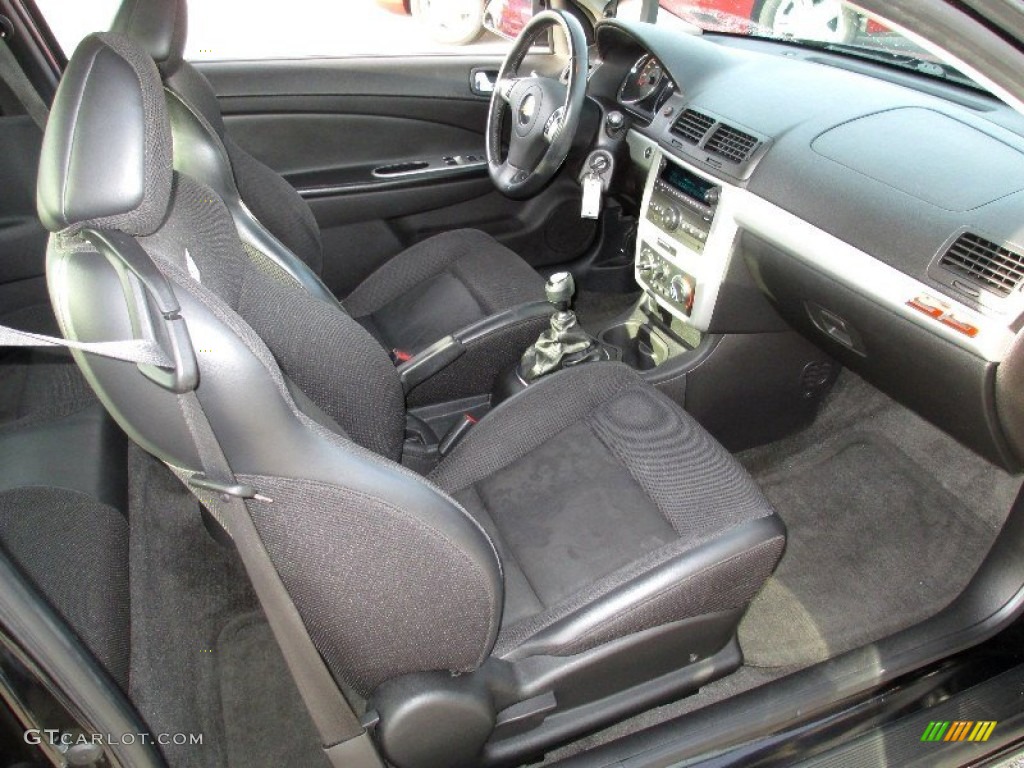 Ebony Interior 2010 Chevrolet Cobalt SS Coupe Photo #77085395